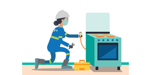 Ligar Fogão Residencial